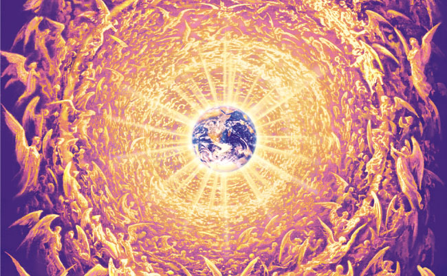 Angels around Earth